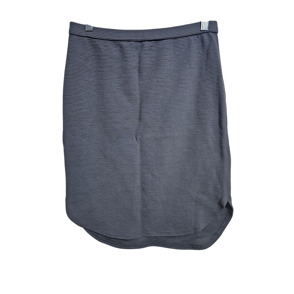 Banana Republic Skirt Womens Size XS Ribbed Gray (939)